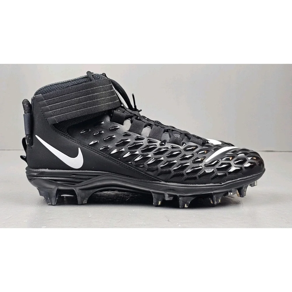 Nike Force Savage Pro 2 Football Cleats Mens Sz 10.5 Black Anthracite AH4000-002
